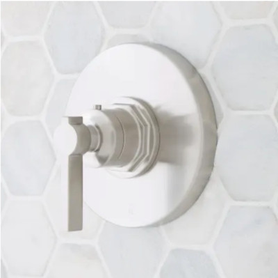 Signature Hardware Greyfield Valve Only Trim Kit, Brushed Nickel - SHGF9005ZBN