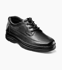 Size 9.5 Men's Nunn Bush Cameron Moc Toe Oxford New NIB Black Shoes 83890