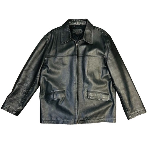 s*o様 90s j.crew real leather car coat J.CREW 90s 00s Vintage Car Coat Leather Jacket Genuine