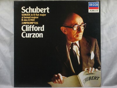 Schubert - Piano Sonata, 3 Impromptus - Clifford Curzon - Decca Jubilee JB 140