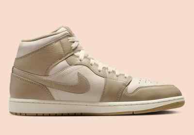 Nike Air Jordan 1 Mid Shoes 'Legend Light Brown' HF4830-203 Men's