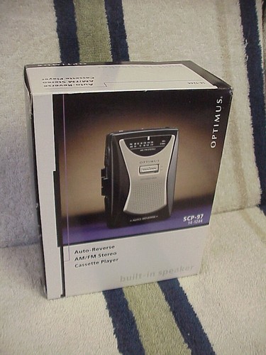 Optimus SCP-97 AM-FM Stereo Cassette Player Unused - Picture 2 of 6
