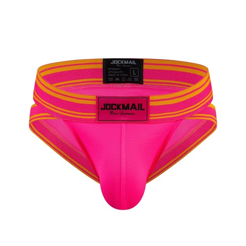 Jockmail Para hombres Malla Calzoncillos Tanga Ropa Interior Sexy Bolsa Bikini Calzoncillos Bragas - Imagen 24 de 25