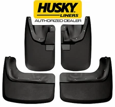 HUSKY Mud Guards Flaps for 11-16 FORD F350 DUALLY Dual Rear Wheels Front &  Rear