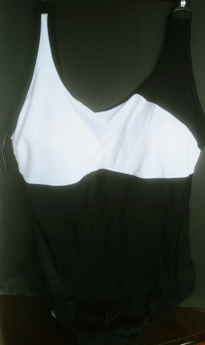 ADORE ME Women's Swimsuit size 3X, black, white, nylon, elastane FREE SHIPPING - Picture 8 of 8