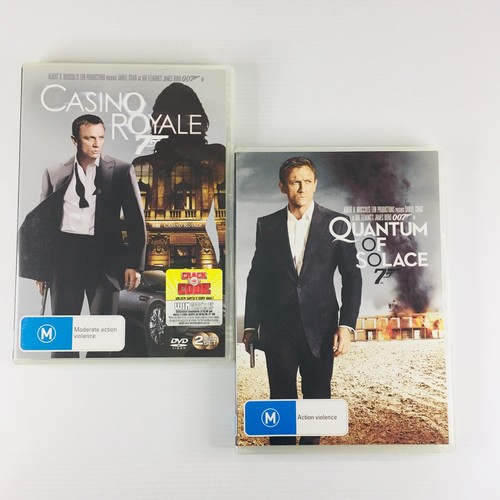 James Bond 007 Daniel Craig 5 Movie DVD Set Spy Action Adventure Free Postage - Picture 2 of 13