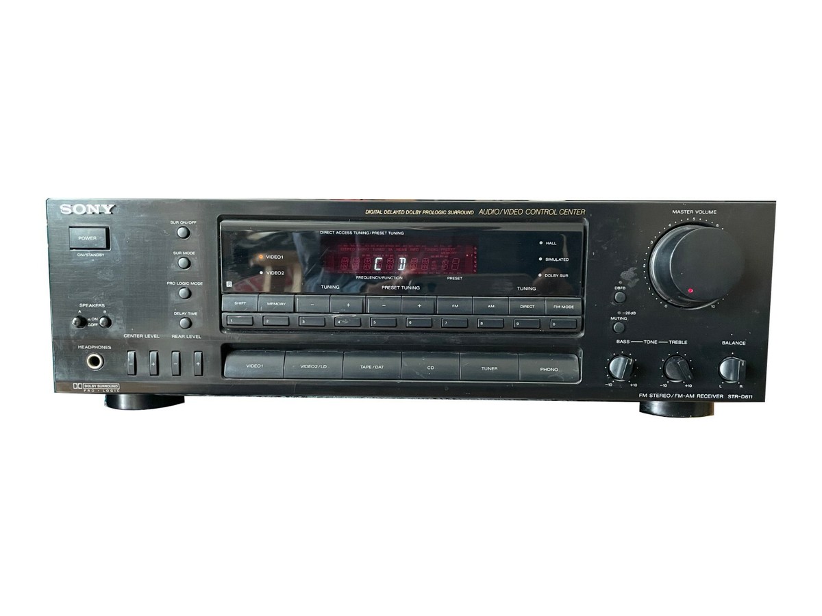 Sony STR-D611 Digital AV 5.1 Dolby Pro Logic 170 Watts