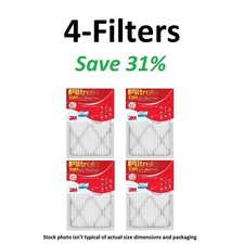 1085 3M Filtrete-Extra Air-Filter HVAC Furnace Smog Smoke Pollen Dust Allergen