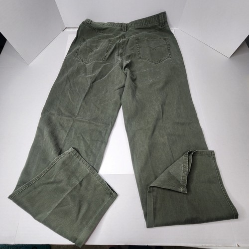 Tommy Bahama Extra Fine Jeans Olive Green Wash Size 34 X 32 Tencel/lioncell NWT - Picture 15 of 20