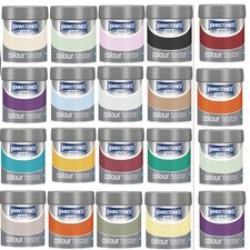 Johnstone's Paint Tester Pots Wall & Ceiling Emulsion Paint & Sealed Dry in 1-2