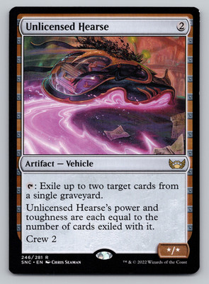 Unlicensed Hearse  - Streets of New Capenna - MTG