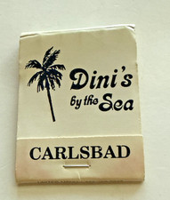 Vintage Dini’s by the Sea Matchbook – Carlsbad CA Restaurant