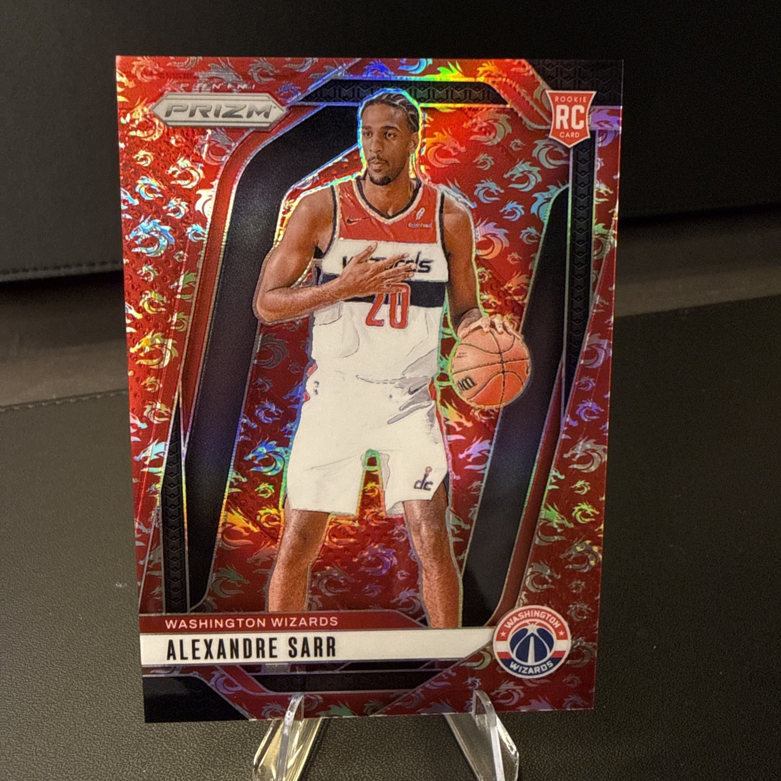 2024-25 Panini Prizm Alexandre Sarr Dragon Year Rookie RC /88 #264