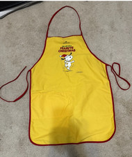 Vintage 2000s Hallmark Peanuts Christmas Joy Made In Usa Apron