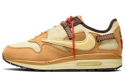 [DO9392-701] -Men- Nike Air Max 1 Travis Scott Cactus Jack Wheat Lemon Drop