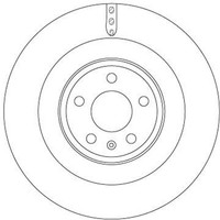 2X TRW Bremsscheiben 356Mm BelÜFtet Hinten Passend FÜR Audi A6 A7 A8 | DF6343S