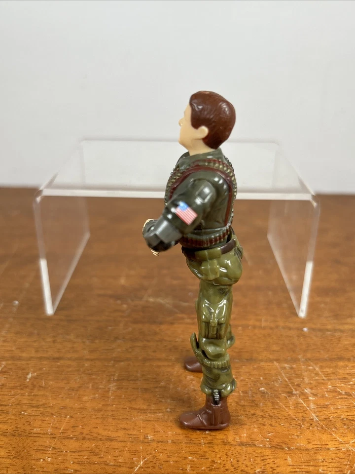 Hasbro 1990 G.I. vintage Figura de acción suelta Joe Crossfire 3,75" usada en excelente estado Foto 4 de 4