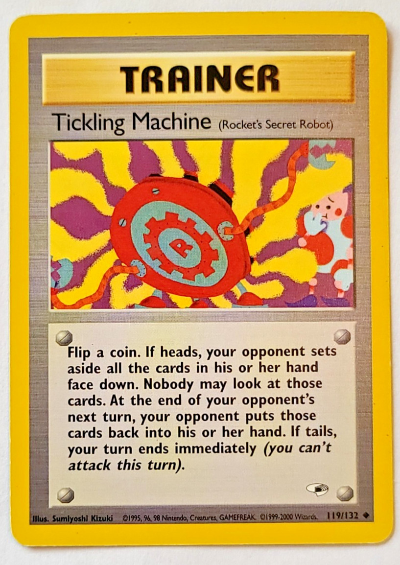 Pokemon TCG: Tickling Machine Gym Heroes #119/132 VLP-NM