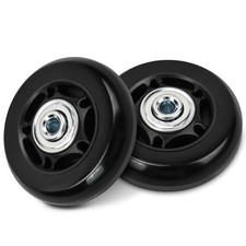 Wheels Replacement for Pelican 1510 1560 Case, Heavy Duty Rubber Wheel Set