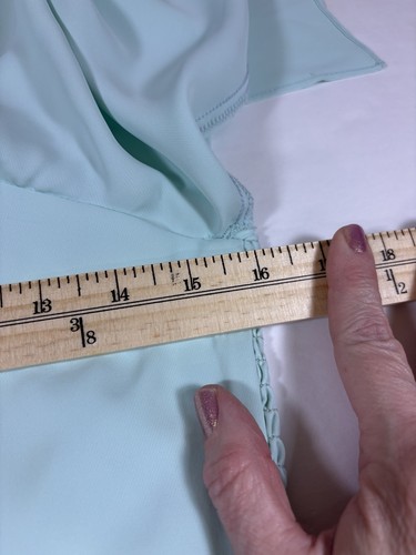 Amanda Uprichard Topanga Trägerloses Maxikleid Blau Seafoam Medium Schlitz Gefüttert - Bild 7 von 11