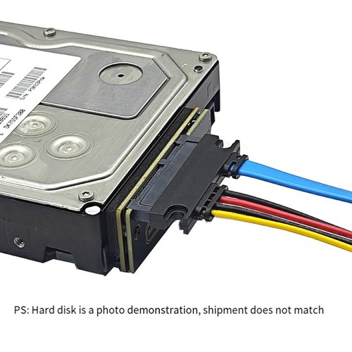 Convertisseur adaptateur SATA vers SAS de bureau, 6 Gbit/S SATA (7&15) 22 broches connecteur9014 - Photo 9/10