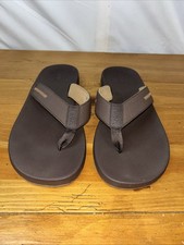 Flojos Brown Flip Flops Men Size 13