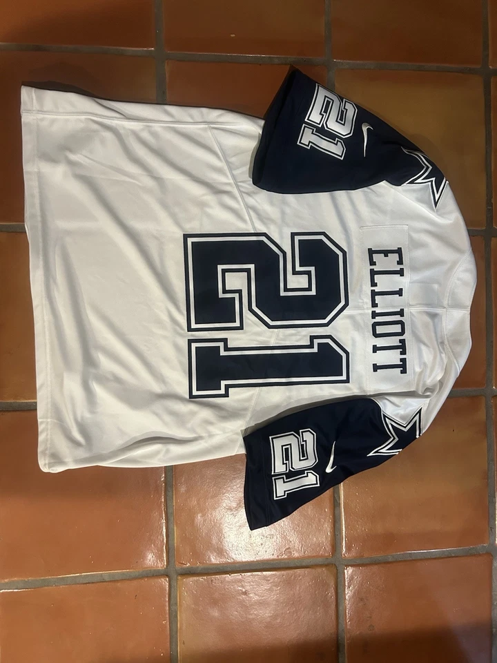 Camiseta para hombre Nike Dallas Cowboys Elliott NFL XXL color rush limitada Foto 3 de 3