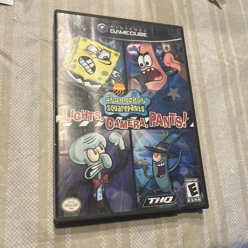SpongeBob SquarePants: Lights, Camera, Pants (Nintendo GameCube, 2005) CIB