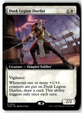 MTG Dusk Legion Duelist (Extended Art) March of the Machine LP