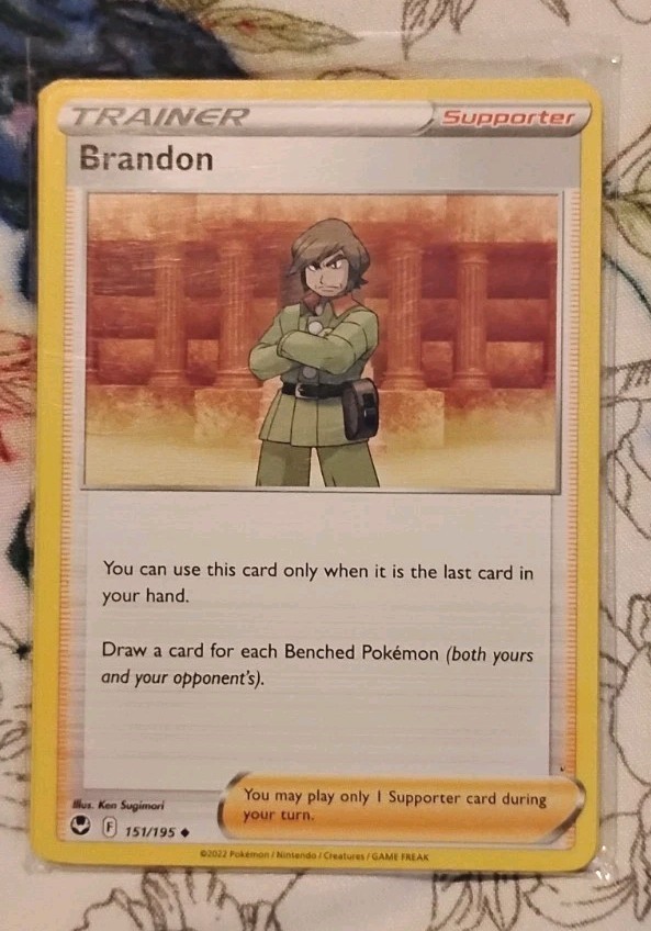 Pokemon Brandon 151/195 Silver Tempest NM/M