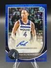 Rob Dillingham 2025-26 Bowman Chrome Blue Mojo Refractor Auto /150 #BCA-RD