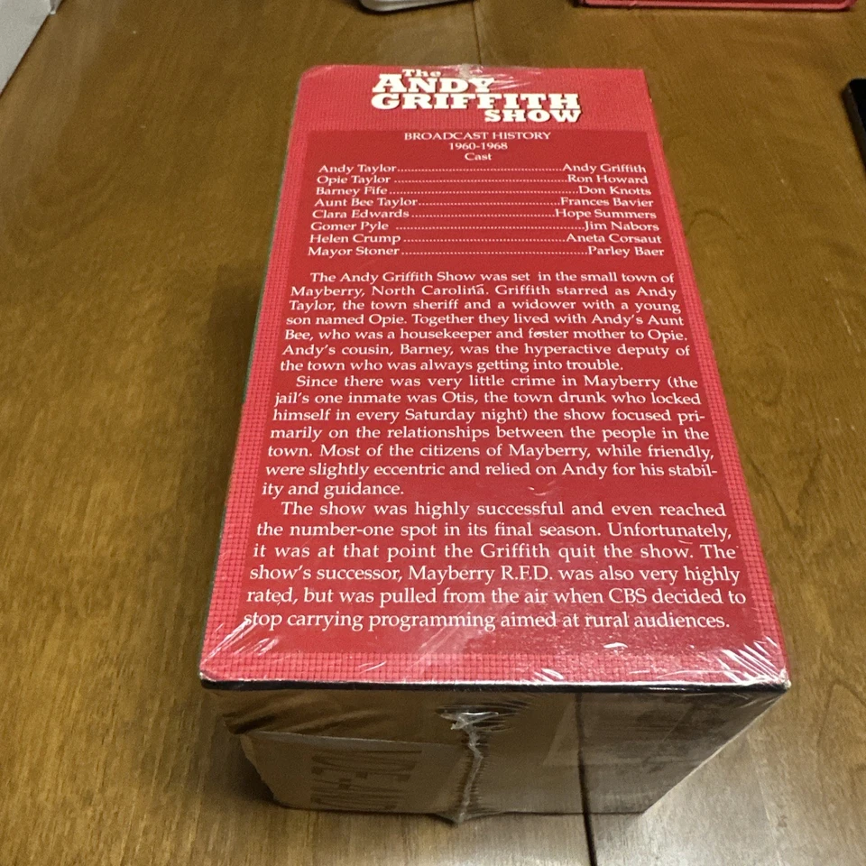 The Andy Griffith Show VHS 8 Classic Episodes Collectors 4 VHS Tapes Sealed NEW - Image 3 of 3