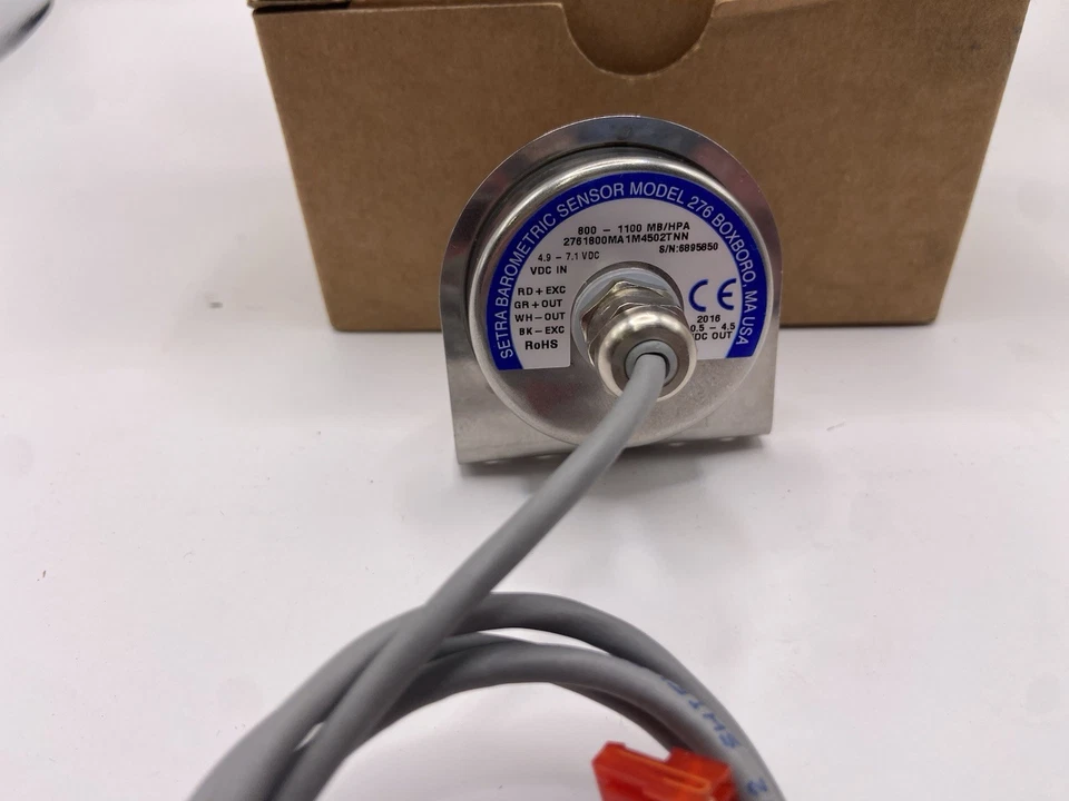 Setra Systems Pressure Transducer Model 2761800MA1M4502TNN - Image 4 of 4