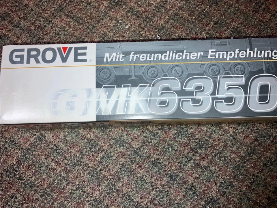 Grúa móvil Grove GMK6350 AmQuip modelo fundido a presión escala 1:50 Conrad 2091/02 nueva en caja Foto 3 de 4