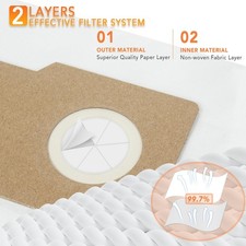 U L O Vacuum Bags for Kenmore 5068 50688 50690 50105 Upright Vacuum 8 Pack