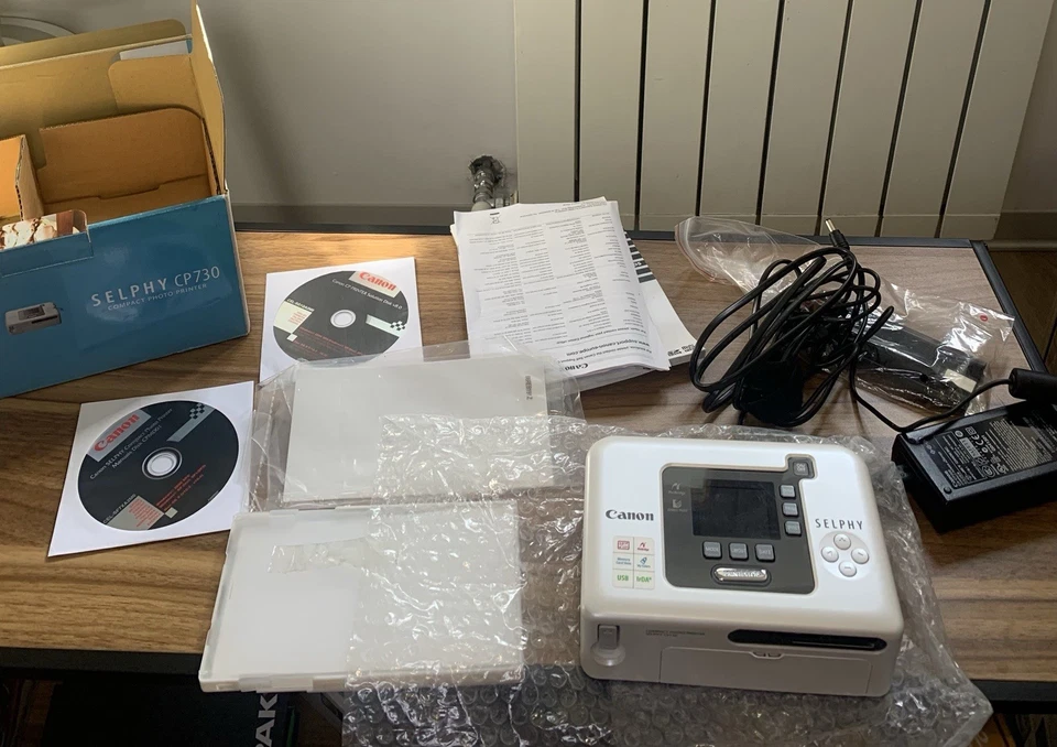 Canon Selphy CP730 Stampante Fotografica Compatta con Scatola, Cavi e Manuali - Imagen 2 de 4