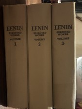V. I. Lenin Selected Works in Three Volumes (3 Volumes, complete) — Moscow ‘77