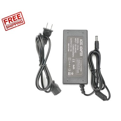 Universal AC100-240V to DC12V 5A Adapter with Overcurrent Protection & US Plug
