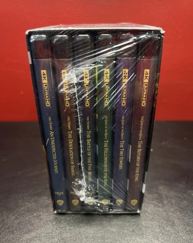 Middle Earth 6-Film Collection Box Set 4K UHD Blu ray Digital Factory Sealed - Imagen 2 de 9