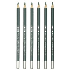 PATIKIL Watercolor Pencil, 6Pcs Water Soluble 1 Count Pack of 6 , Dark Green