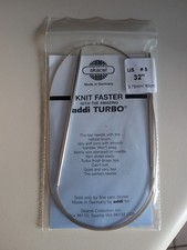 SKACEL Addi Turbo 32" US #5 3.75mm/80cm Circular Knitting Needles Germany
