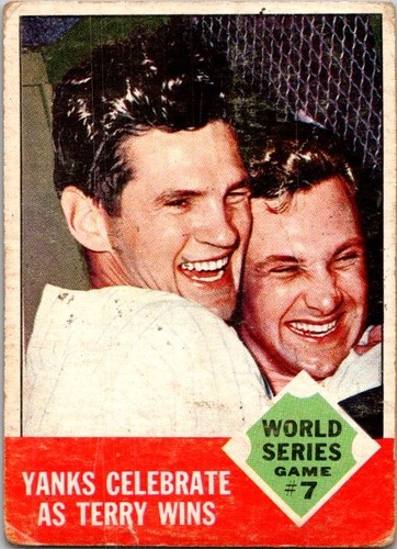 1963 Topps World Series Game 7 #148 card