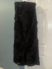 River Island Black Textured Cocktail Evening Dress BNWT £69 size 16