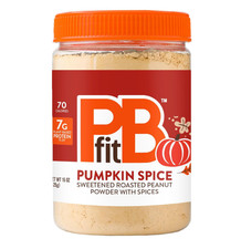 PBfit 15 Ounce Pumpkin Spice Peanut Butter Powder, Powdered Peanut Butter Spread