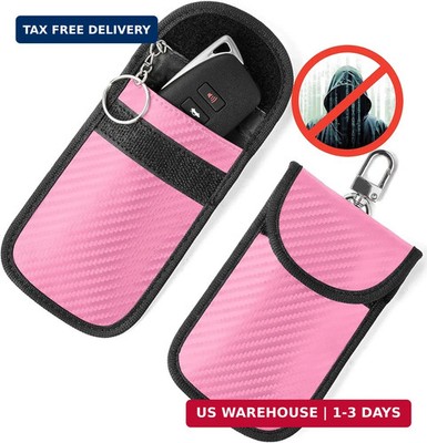 Faraday Key Fob Signal Blocking Pouch 2 Pack