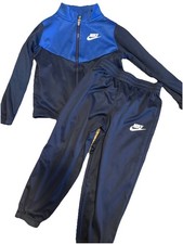 Nike Tracksuit Boys Size 6 Navy Blue White