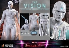 HOT TOYS THE VISION (WHITE) FIGURE TMS054 AVENGERS 
