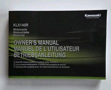 NEW GENUINE OEM KAWASAKI KLX140R MX OWNERS MANUAL 2024 MODELS - 99805-0542