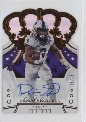2020 Panini Chronicles Draft Picks 13/99 Darius Anderson #54 Rookie Auto RC 0b2