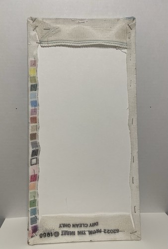 Vtg Completed Needlepoint “The Path Home” Handmade Cottagecore 8”x16” Garden - Picture 4 of 14